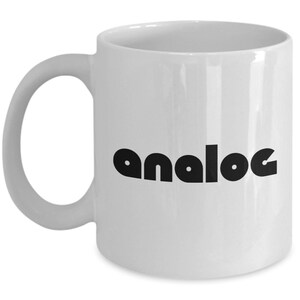 Synth Nerd Gift - Synthesizer Coffee Mug - Keyboard Player Gift - Synth Mug - Analog