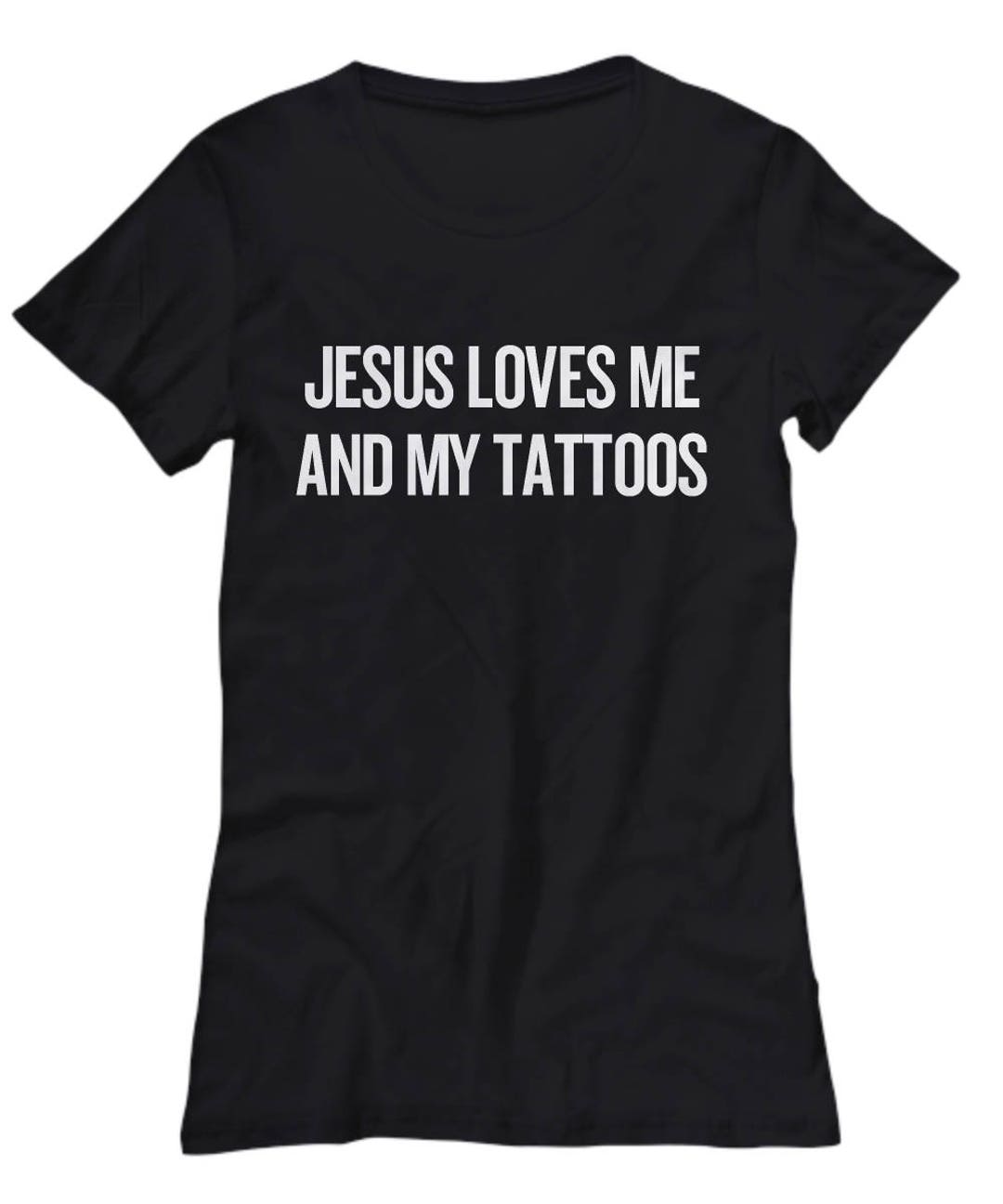 Tattoo Collector Gift Jesus Loves Me and My Tattoos - Etsy