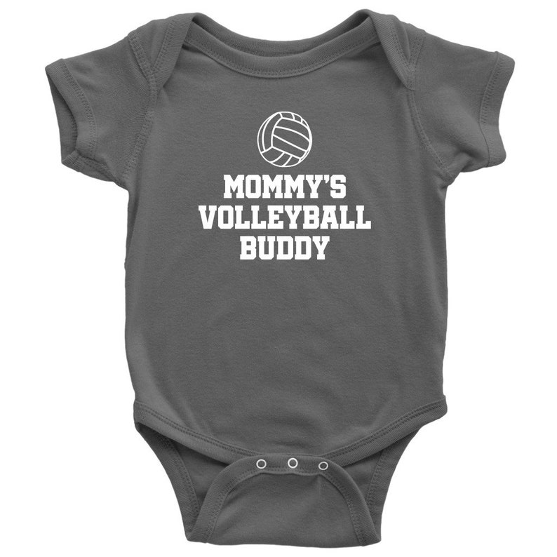 First Birthday Baby Shower Volleyball Baby One-piece Volleyball Baby Bodysuit Volleyball Player Baby Gift Mommy/'s Volleyball Buddy