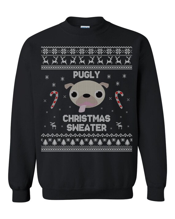 Pugly christmas sweater sale