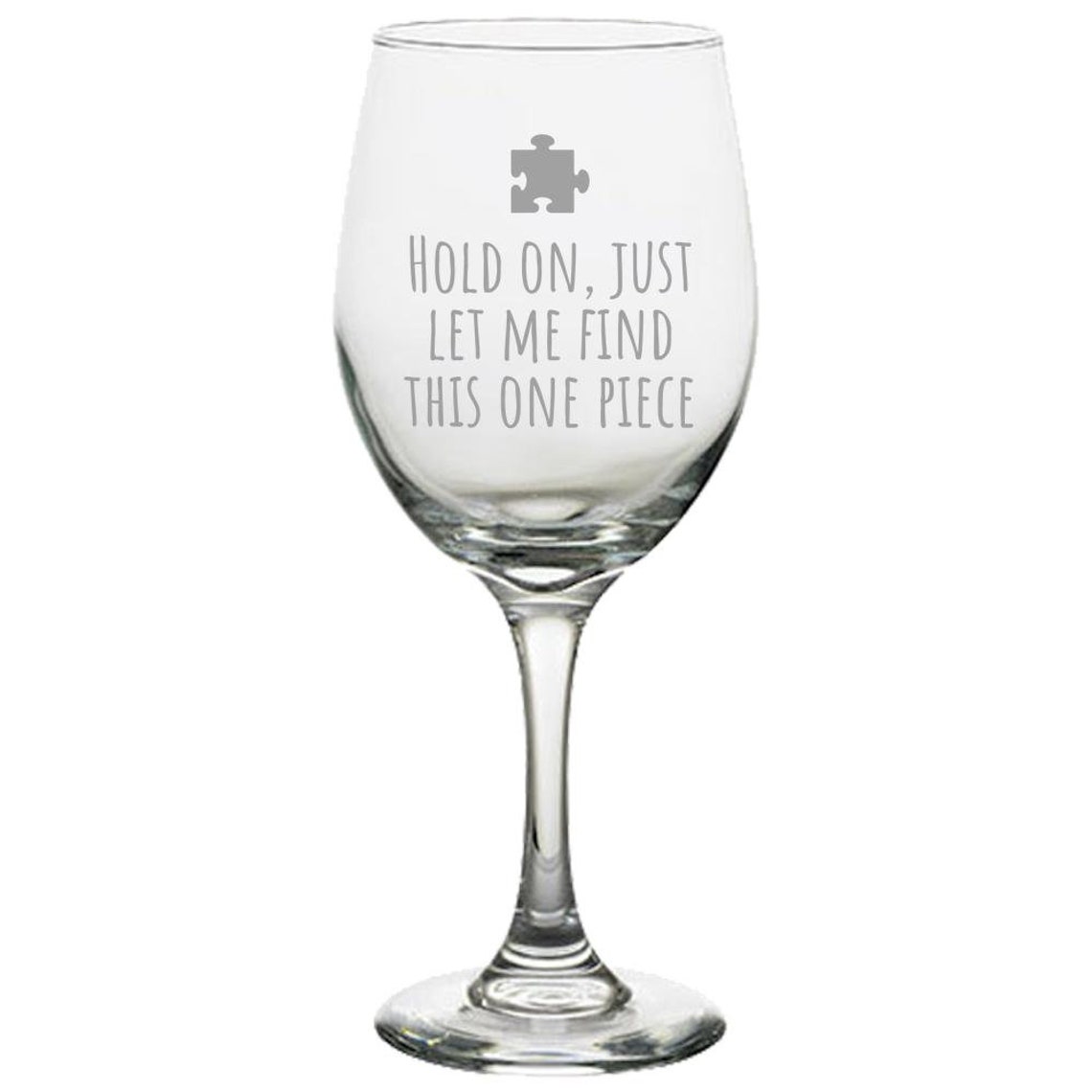 Funny Jigsaw Puzzle Wine Glass Puzzle Lover Gift Idea Let Etsy