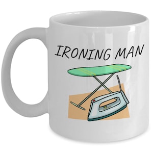 Gift For Someone Who Likes to Iron - Extreme Ironing Mug - Ironing Gift - Ironer Present - Ironing Man