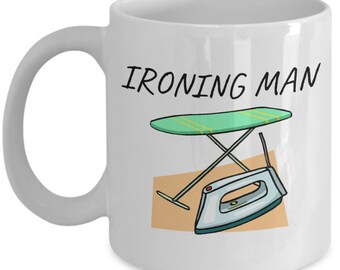 Gift For Someone Who Likes to Iron - Extreme Ironing Mug - Ironing Gift - Ironer Present - Ironing Man