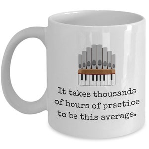 Lustiges Organist Geschenk - Organ spieler Kaffeetasse - Kirchenorgel Spieler - Pfeifenorgan spieler Geschenk - To be This Average