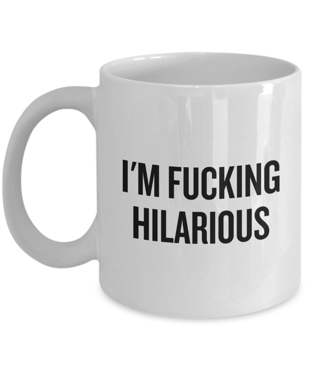 Caneca de café comediante - presente engraçado para comediante - presentes comediantes - presente comediante stand up - sou hilário pra caralho