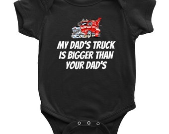 Wrecker Driver Baby Shirt - Tow Truck Baby One-piece - My Daddy's Truck - Baby Shower Or First Birthday - Many Sizes And Colors