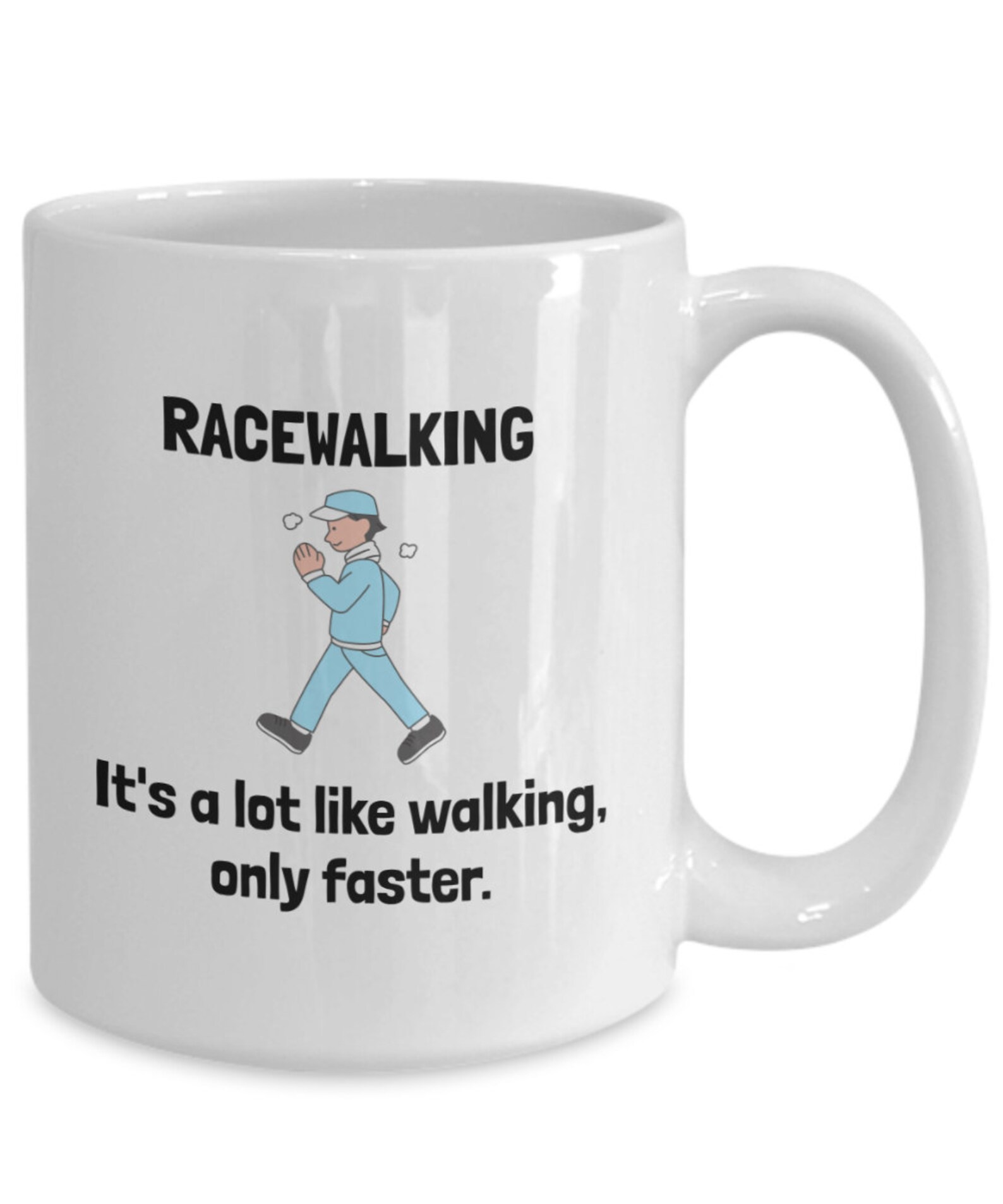 Funny Racewalking Mug Race Walking Gift Competitive | Etsy