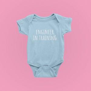 Cute Engineer Baby Shirt Engineer Baby One-piece Baby Bodysuit Engineer In Training Baby Shower Gift First Birthday image 8