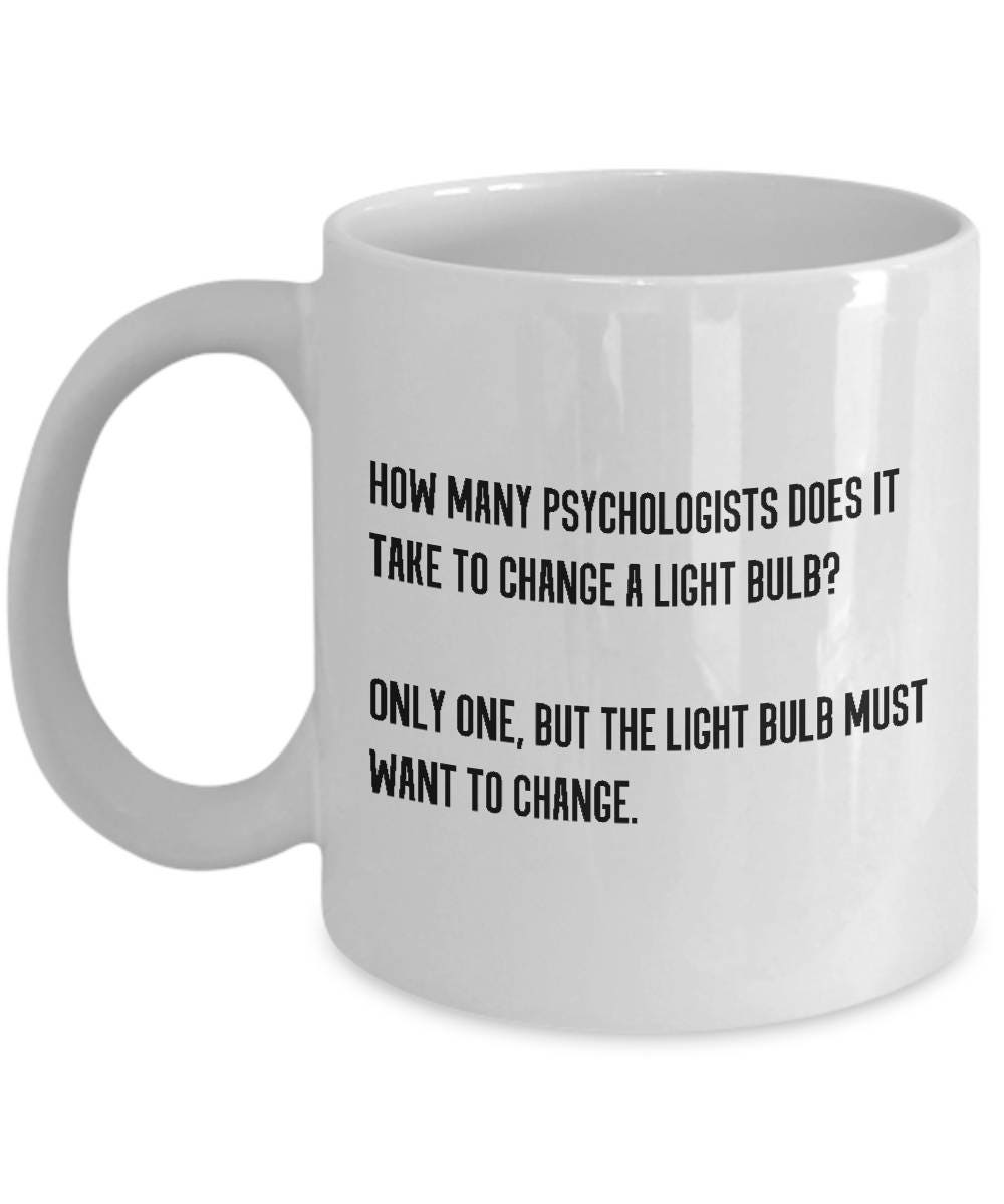 Funny Psychology Gift Psychologist Present Coffee Mug Etsy