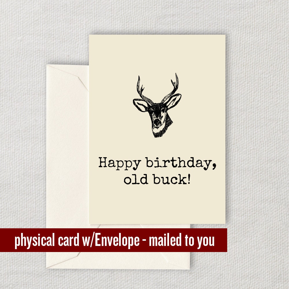 Carte D Anniversaire De Chasseur De Cerf Carte Etsy France Carte D Anniversaire De Chasseur De Cerf Carte Etsy France