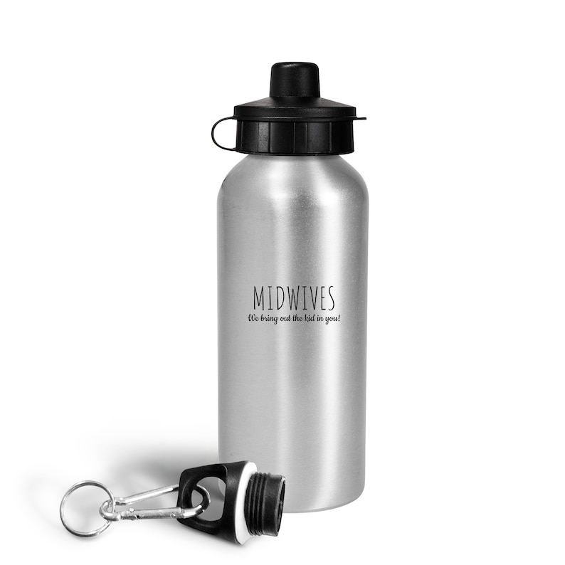We Bring Out The Kid In You Funny Midwifery Gift Idea Midwife Present Midwife Water Bottle