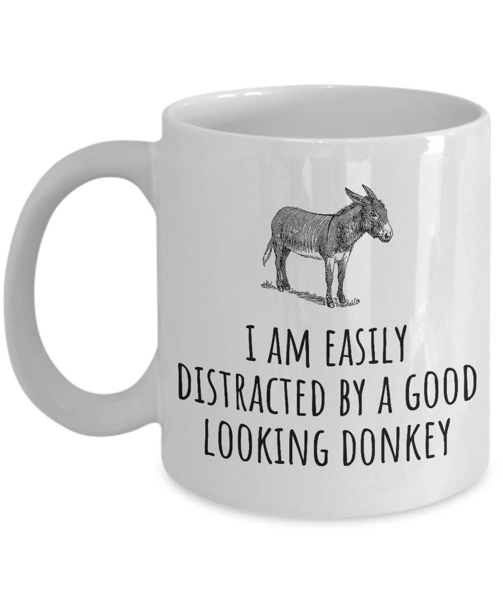 Donkey Lover Gift Donkey Farm Present Donkey Dairy Mug Etsy