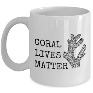 Marine Biologist Gift - Marine Biology Mok - Oceanograaf Gift - Coral Lives Matter