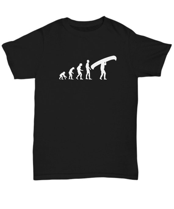 KAYAK EVOLUTION OF MAN MENS T-SHIRT TEE TOP GIFT CLOTHING KAYAKING