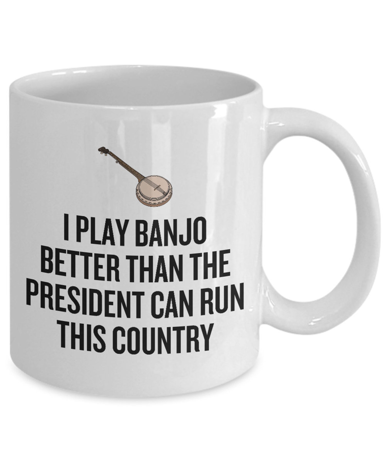 Funny Banjo Coffee Mug Banjo Player Gift I Play Banjo - Etsy