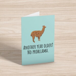 Funny Llama Printable Card - Llama Birthday Card - Llama Lover Card ...