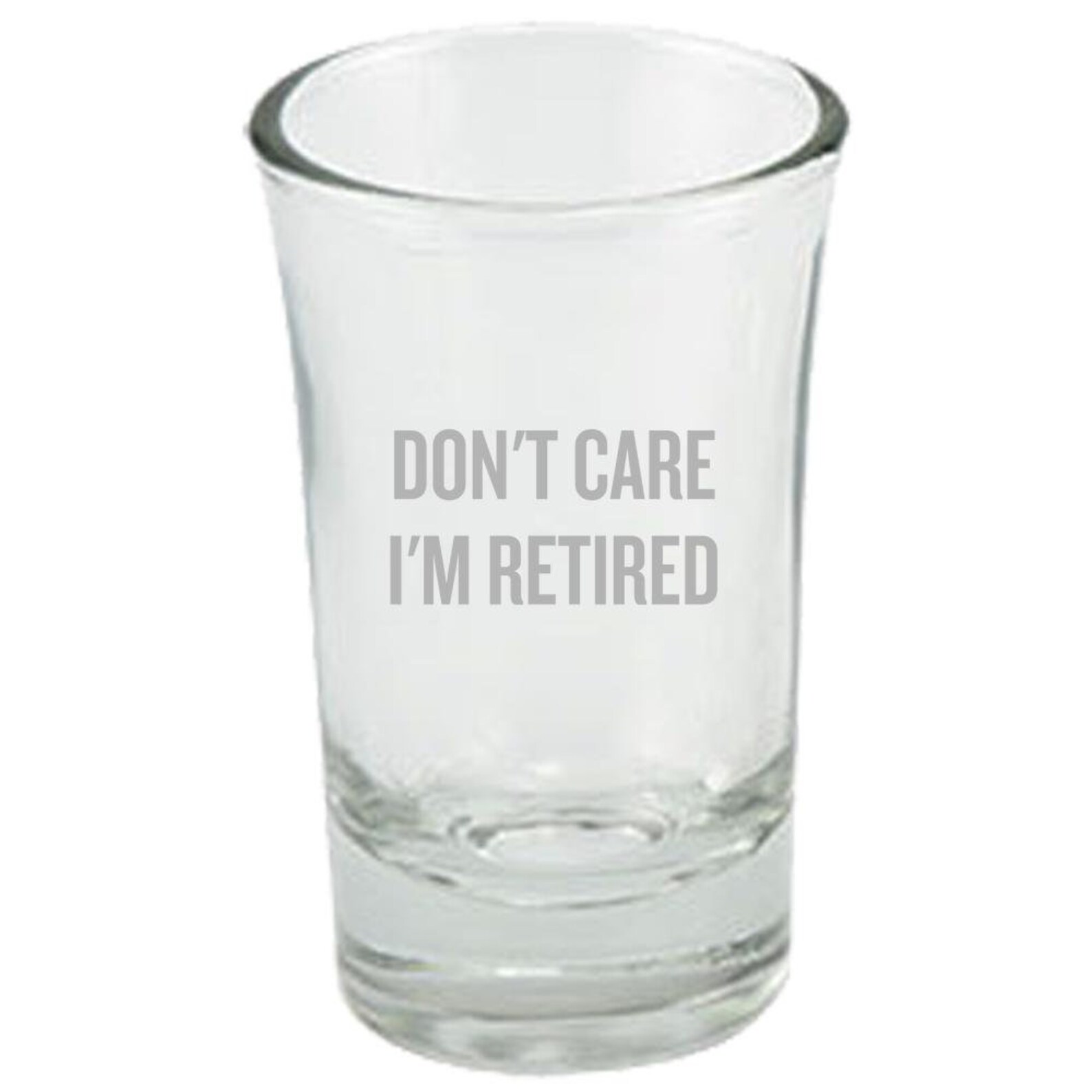 Funny Retirement Shot Glass Retiree Gift Idea Coworker Etsy