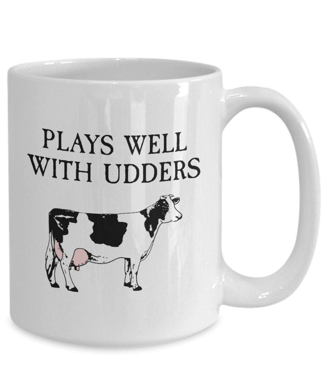 Cow Mug Funny Cow Gift Cow Lover Present Dairy Farmer Etsy