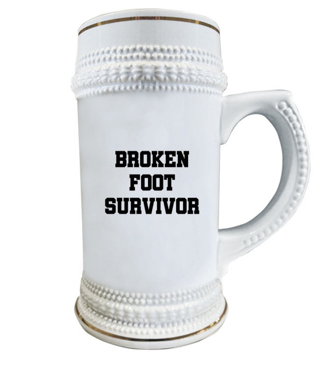 Broken Foot Gift Funny Get Well Gift Broken Foot Survivor Etsy