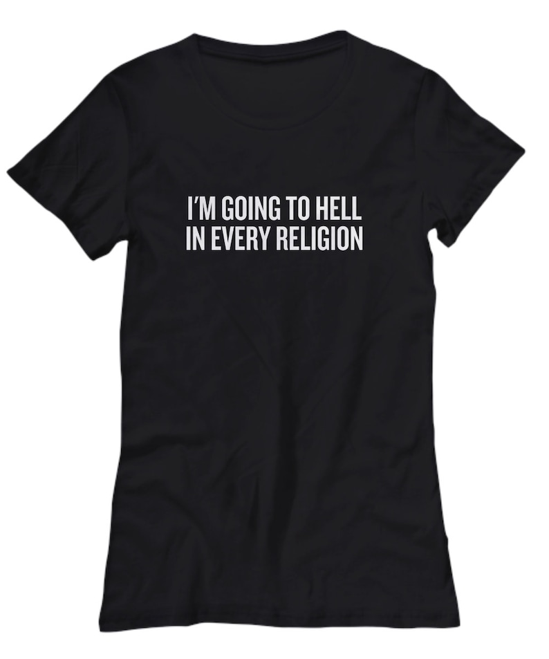 Atheist T Shirt Funny Atheism Shirts Agnostic T Etsy