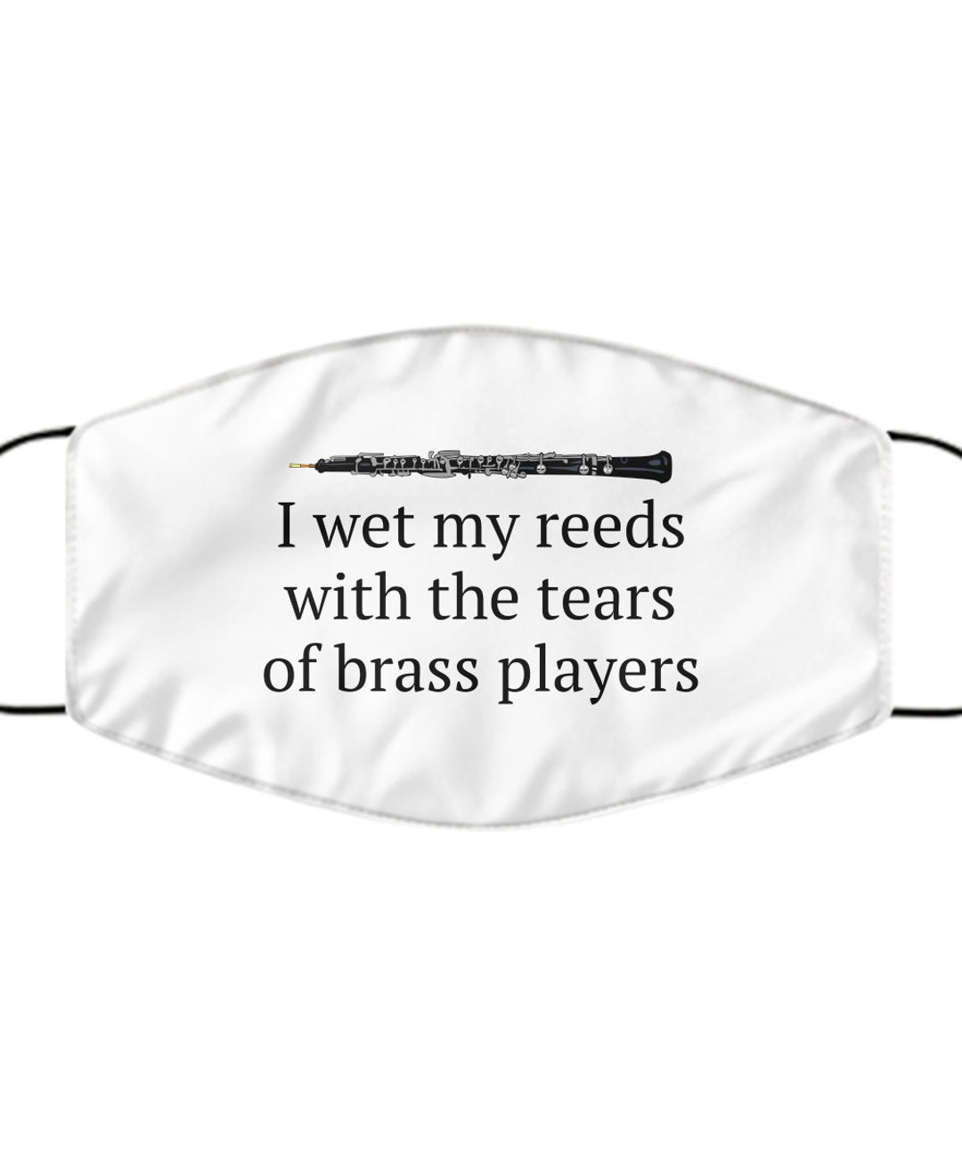 Oboe Face Mask Funny Oboe Gift Oboist Gift Reusable Face Etsy