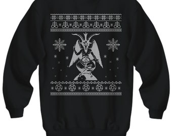 satanic xmas sweater