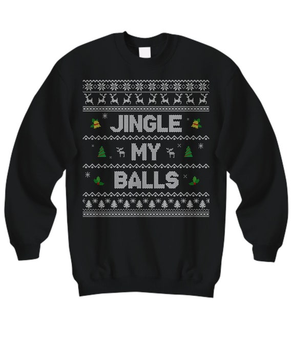 rude christmas sweater