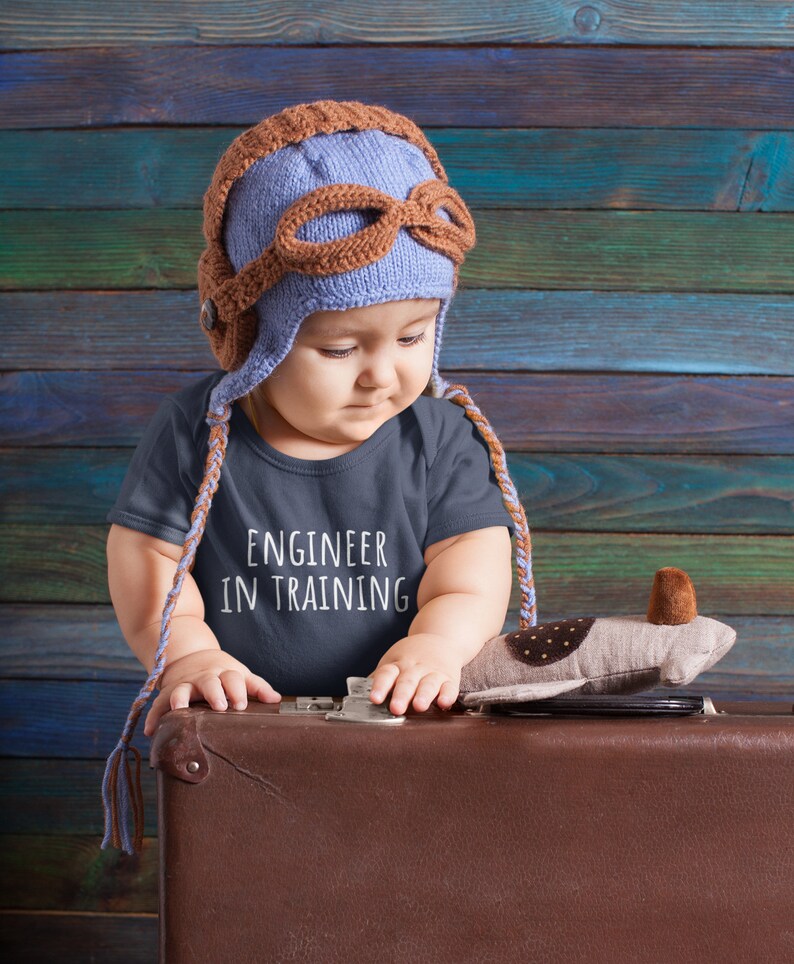 Cute Engineer Baby Shirt Engineer Baby One-piece Baby Bodysuit Engineer In Training Baby Shower Gift First Birthday image 7