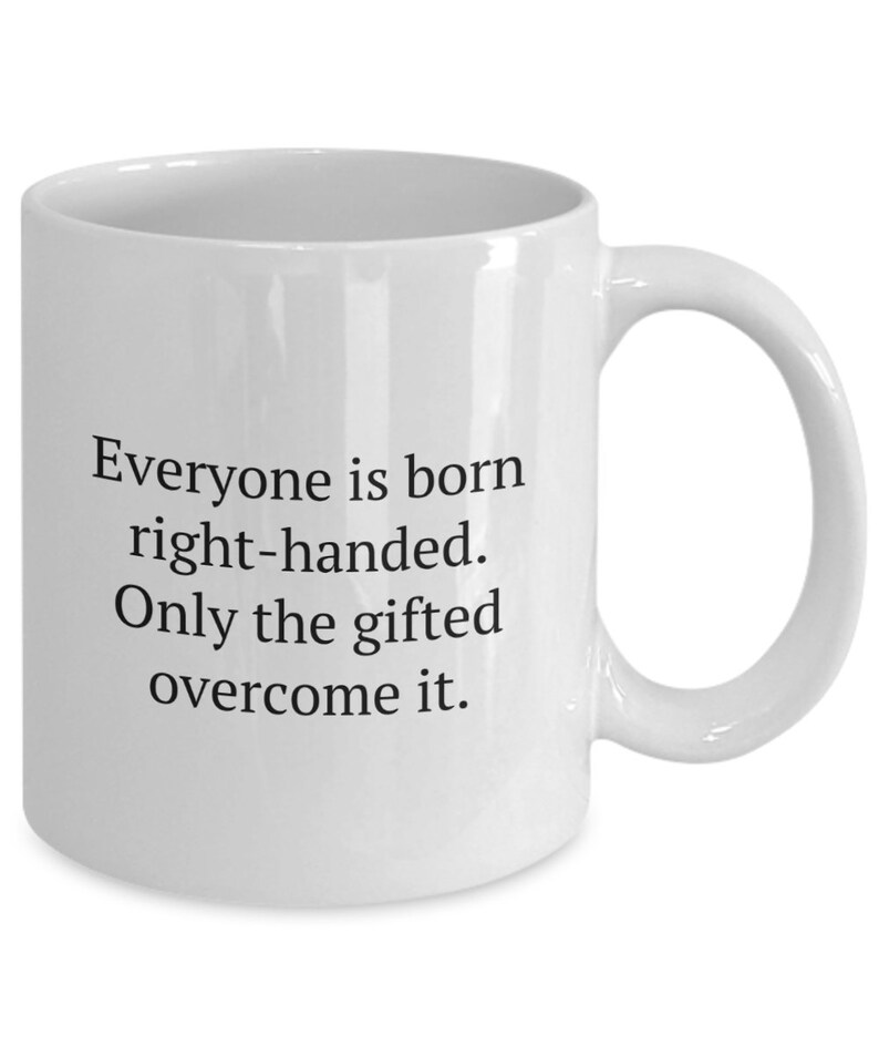 LeftHanded Person Gift Funny Lefthander Mug Lefty Etsy