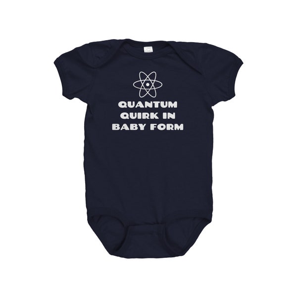 Nuclear Physicist Baby Bodysuit - Nuclear Physics Baby Gift - Quantum Quirk In Baby Form - Cute Baby One-piece - Science Geek Baby Shirt