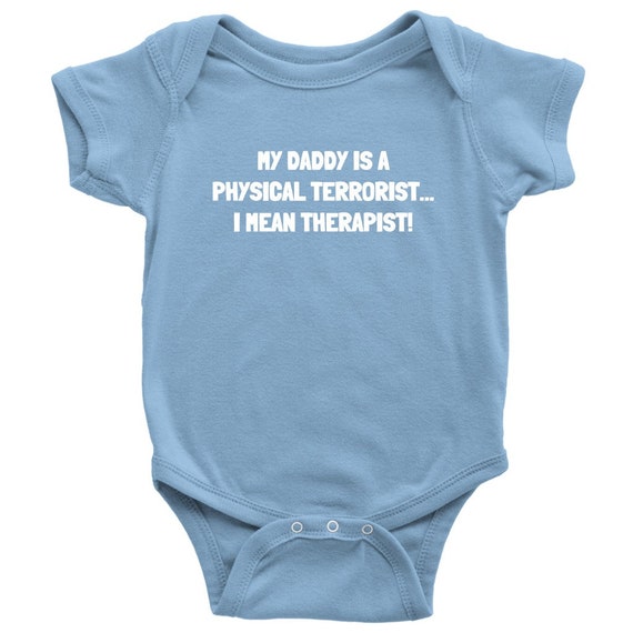 Funny Physical Therapist Baby Onesie - Custom PT Gift Bodysuit For Infant Boys And Girls