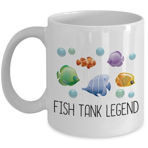 Funny Aquarist Gift - Fishkeeping Mug - Fishkeeper Present - Aquarium Gifts - Fish Tank Legend