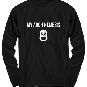 Camiseta de detección de metales - Regalo divertido para detectoristas de metales - Regalo para detectoristas de metales - Mi archienemigo - Camiseta de manga larga