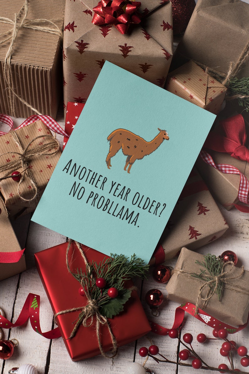 Funny Llama Printable Card Llama Birthday Card Llama Lover - Etsy
