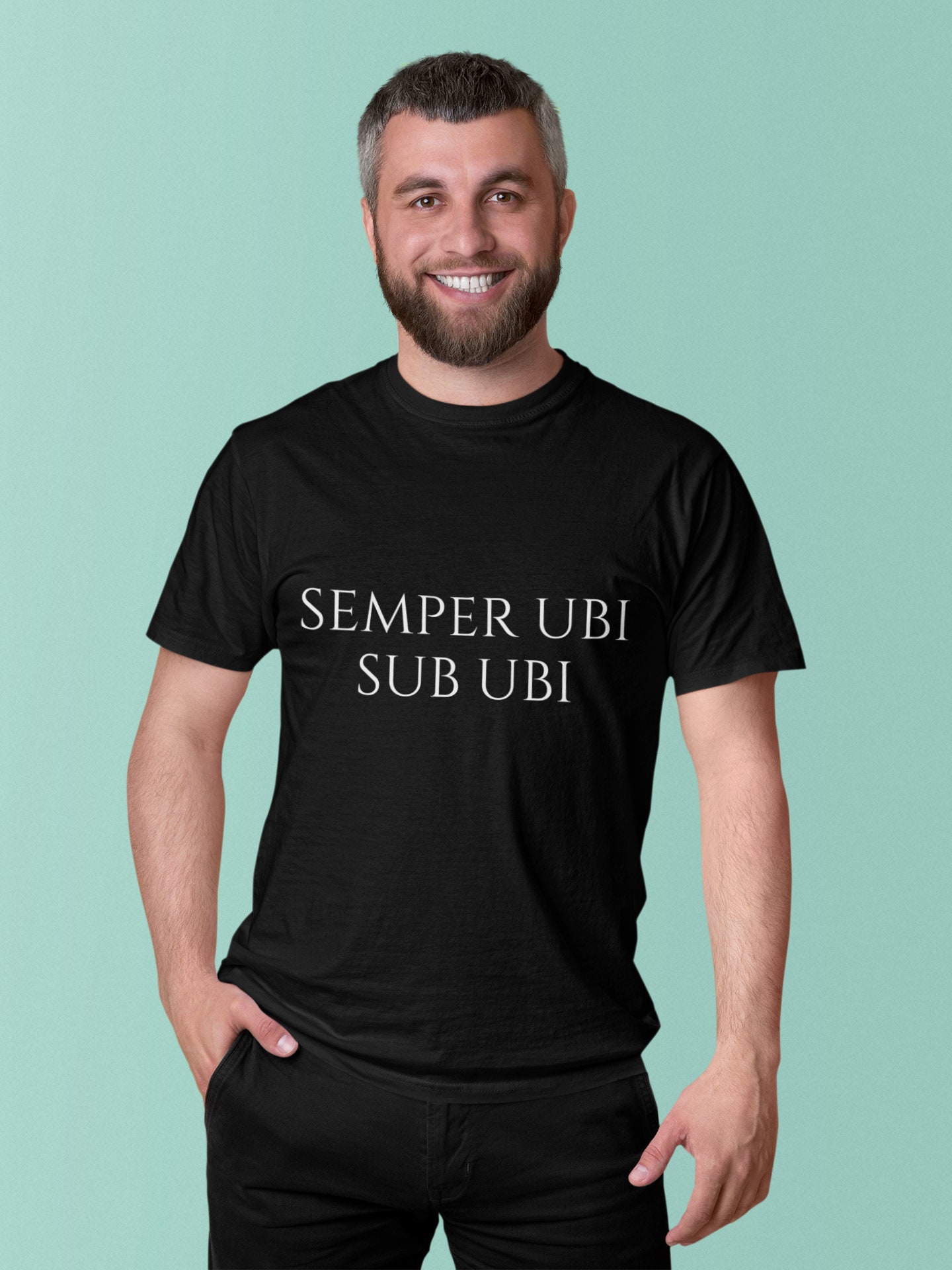 Funny Latin Pun Latin Teacher or Student Gift Semper Ubi Etsy