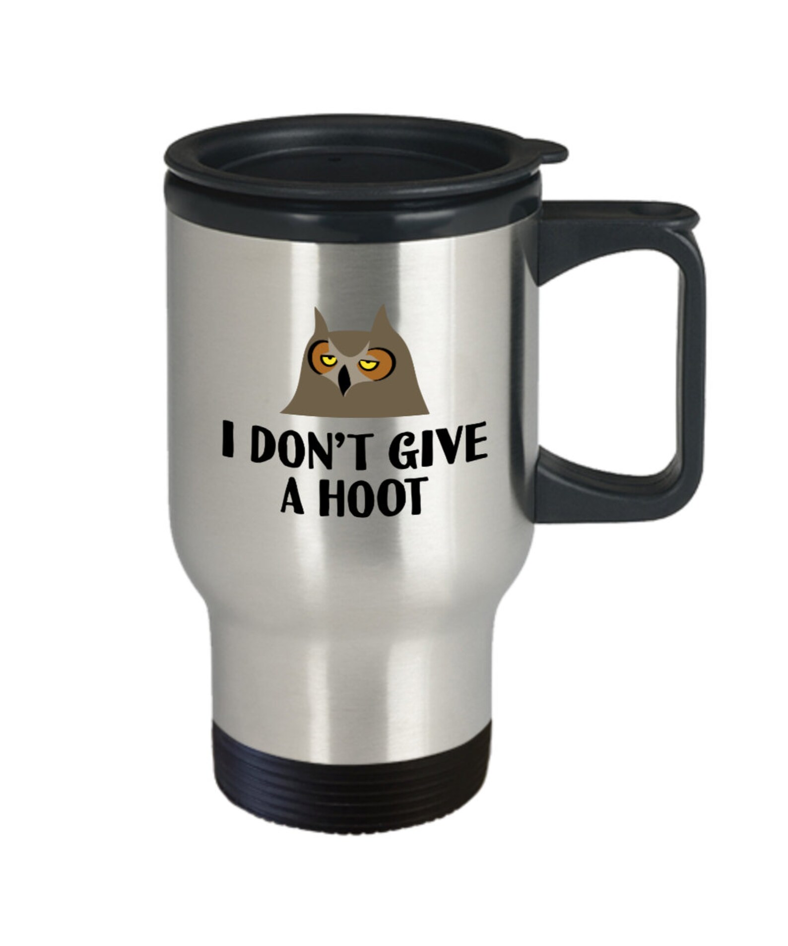 Funny Owl Travel Mug Owl Lover Gift Present for Owl Fans Etsy