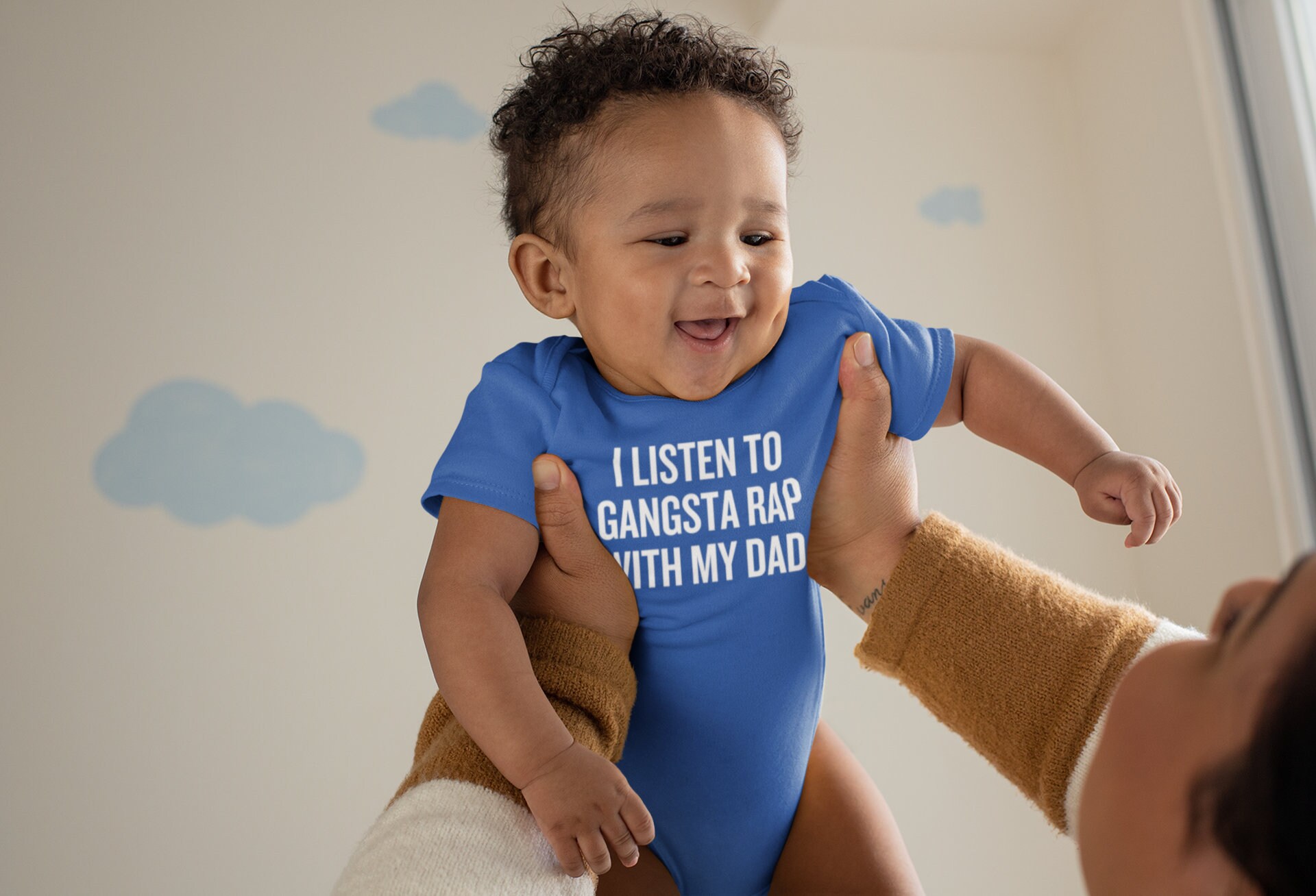 Funny Baby One-piece - Hip Hop Baby Clothes - Gangsta Rap