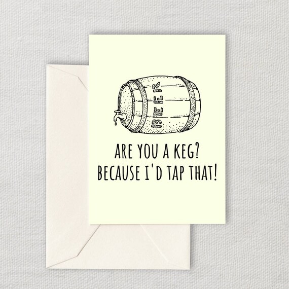 Funny Beer Printable Card Instant Download Valentine's | Etsy