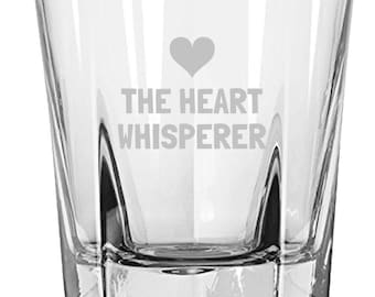 Funny Cardiologist Gift - Cardiologist Rocks Glass - Cardiology Gifts - The Heart Whisperer - Whiskey Tumbler