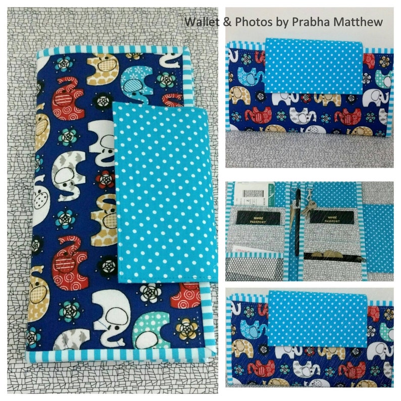 Family Passport Travel Holder PDF SEWING PATTERN Hold 6 Etsy