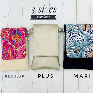 MiniMax Small Crossbody Phone Bag Pattern with 3 sizes templates and video tutorials, Cross Body Bag, Small Sling Bag, Shoulder Bag Pattern image 6