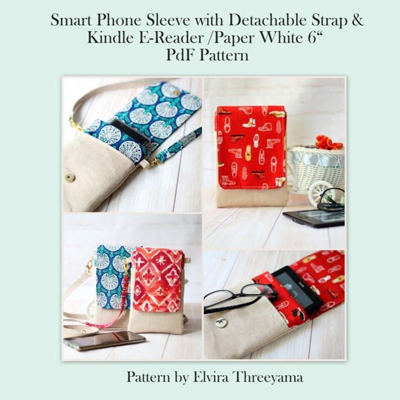 Pdf Pattern Small Crossbody Phone Bag Cross Body Iphone Etsy