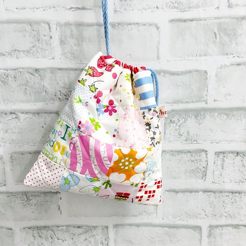DIY Drawstring Bag Pattern Tutorials for Beginners Small Etsy