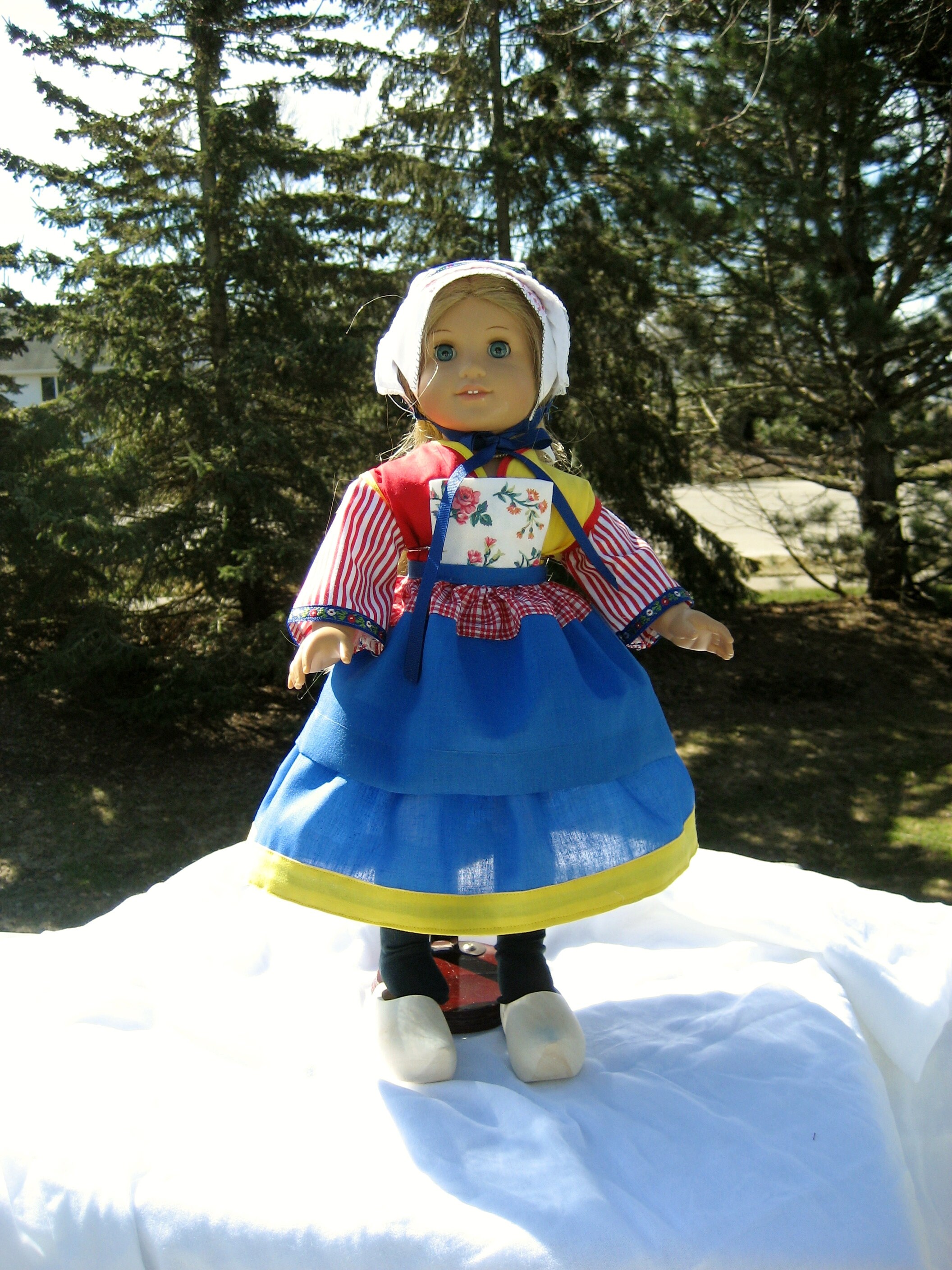 Historic Dutch Doll Costume for 18 Inch Dolls Including Am Girl