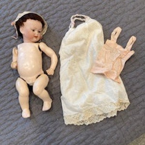 Antique German Bisque Doll, Kley and Hahn, rare mold number 101-1,