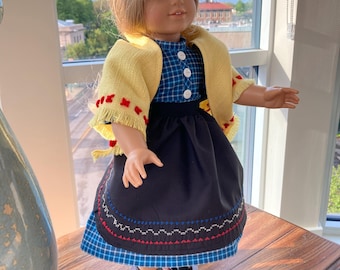 Kirsten, 18 inch doll dress, On The trail, American Girl Reproduction