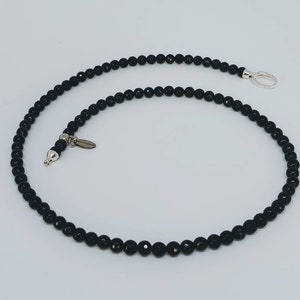 Spiritual Bead Black Onyx Necklace Valentines for Him Astros - Etsy