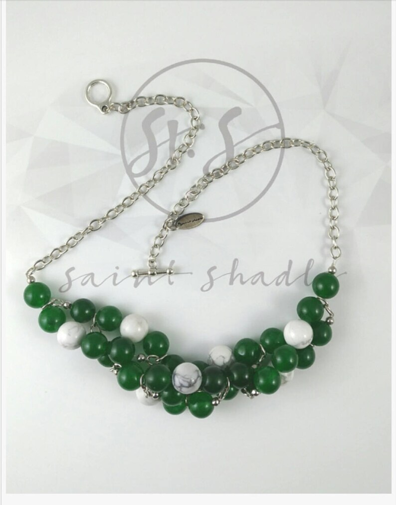 Sparkly Gemstone Necklace 7th Anniversary 12 Anniversary Etsy UK