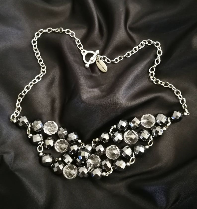 Sparkly Gemstone Necklace 7th Anniversary 12 Anniversary Etsy UK