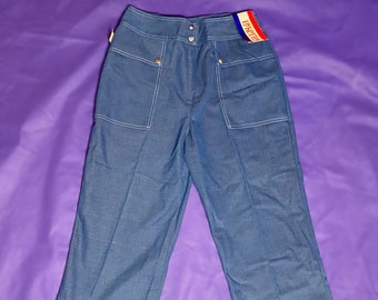 Vintage Deadstock 70s High-Waisted Pykettes Pedal Pushers Capris